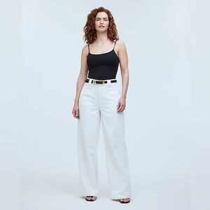 Madewell Curvy Superwide-Leg Jean Size 29, Color: Tile White BRAND NEW WITH TAGS